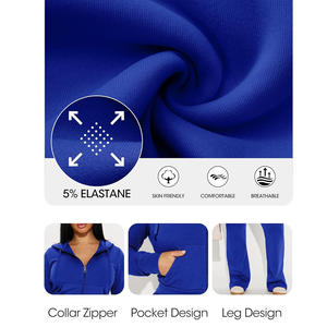 Chándales personalizados de dos piezas para mujer con logotipo personalizado impresión etiqueta bordado y marca para eventos - Product Image 5