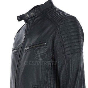 Chaqueta de Motociclista para Hombre de Cuero de Alta Calidad, Nueva Llegada, MOQ Bajo, Chaqueta de Motociclista para Hombre en Venta - Product Image 5