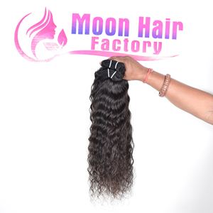 Fourniture de mèches de cheveux humains indiens bruts d'aspect naturel, bouclés, prix de gros, extensions, vierges non traitées, en provenance d'Inde, à vendre - Product Image 3