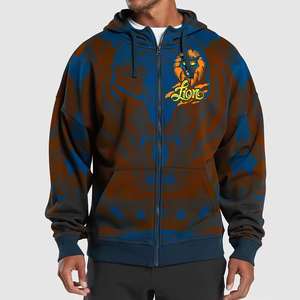 Sweat à capuche avec impression numérique pour hommes Sweats à capuche Fleece Basics Style Men 3XL Zip Design Décoration de poche pour adultes de bonne qualité - Product Image 3