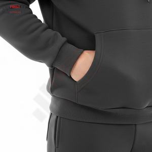 Meilleure vente Vêtements pour hommes Mode vintage Lavage à l'acide 100% coton 450 Gsm Respirant Ensemble de survêtement avec pantalon Sweat-shirts - Product Image 3