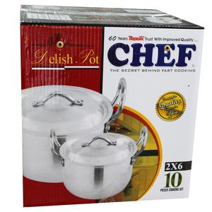 Batterie de cuisine en aluminium de qualité supérieure 5 pièces 20/22/26/28/30cm Design moderne avec poignée latérale pour la maison et les restaurants - Product Image 6