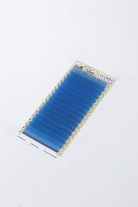 <b>Individual</b> color eyelash extensions Matte Cornflower Blue colorful silk eyelash extensions high-end pbt natural <b>lashes</b> wholesale - Product Image 4