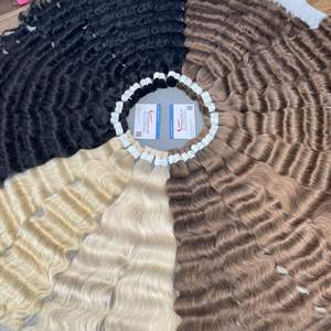 8-10 pulgadas 100% Extensiones de cabello humano virgen Remy camboyano vietnamita Venta flash Cabello a granel listo para enviar - Product Image 5