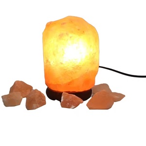 Lampe de sel de l'Himalaya rose naturelle pure de haute qualité 100% Lampes de table de luxe Décoration Bonne conception de matériaux Pakistan - Product Image 5