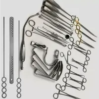 Ensemble d'instruments chirurgicaux pour adénoïdectomie de 26 pièces, en acier inoxydable, manuel, réutilisable, modèle EE-PK-1025, Enved Enterprises, Classe II