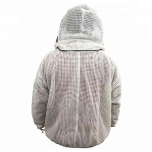 Chaqueta segura de abeja, tela de poliéster ventilada, mono de apicultura profesional, chaquetas de apicultura Unisex transpirables - Product Image 3