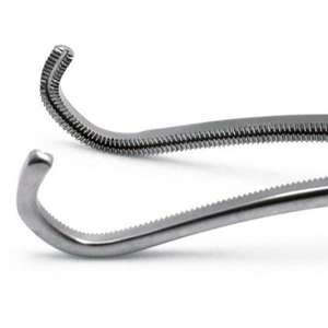 Pinces vasculaires manuelles Satinsky en acier inoxydable de haute qualité, forceps chirurgicaux / pinces d'occlusion tangentielle atraumatiques DeBakey - Product Image 5