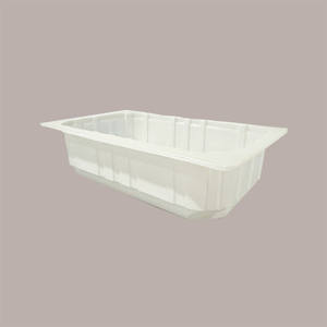 LUCGEL 56 Piezas Bandejas de Servicio Gastronorm 1/2, Cajas para Alimentos, Contenedores en Polipropileno Blanco Termosellable 32x26.5H9.5 cm Código 7674 - Product Image 2