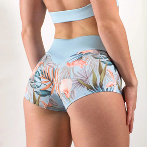 <b>Women's</b> Compression <b>Shorts</b> with Newest Printing Design High Quality 100% Polyester Summer Essential - Product Image 2