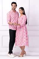 Chemise et robe Couple tenues assorties élégant Couple polynésien ensemble Hawaii Aloha vente en gros inde 2 pièces ensemble Samoa Puleatsi