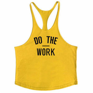 Camisetas sin mangas de gimnasio para hombre de algodón 100%, venta al por mayor, camiseta de trabajo con estampado sublimado de secado rápido cómoda de la mejor calidad - Product Image 4