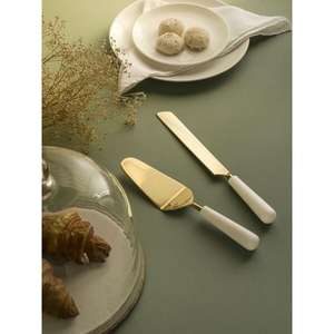 Elegante Vintage hecho a mano Metal pastel queso juego para servir recepciones de boda mesa de postre elegante decoración del hogar regalo - Product Image 1