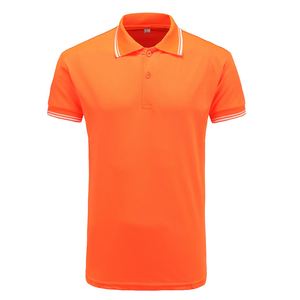 Logo de broderie en coton de soie respirant à séchage rapide de haute qualité pour polos vêtements de rue solide Anti-boulochage Golf compressé - Product Image 6