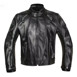 Blouson de moto en cuir haute qualité 2026 avec ensemble de protection 5 pièces, coupe-vent et chaud, équipement de protection pour la conduite tout-terrain - Product Image 5