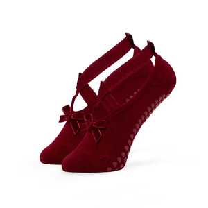 Chaussettes de Pilates antidérapantes, légères et confortables pour les séances quotidiennes de yoga et de ballet, personnalisables en longueur et en couleur. - Product Image 1