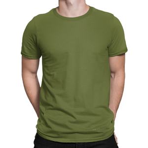 T-Shirt à manches courtes de couleur unie, Design décontracté, Logo personnalisé, col rond, bon marché, prix de gros, Service OEM pour hommes - Product Image 6