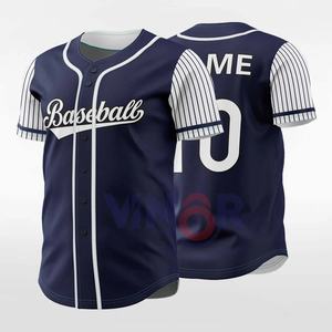Camiseta de Béisbol Personalizada 100% Poliéster para Hombre, Talla Adulto, Transpirable, de Secado Rápido, Antibacteriana, Ropa Deportiva con Estampado por Sublimación - Product Image 5