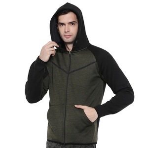 Pantalons de survêtement personnalisés en gros, coupe slim, fermeture éclair, pantalons de jogging pour hommes, fermeture éclair, sweat-shirts de jogging, ensembles de survêtement, pantalons de survêtement, sweat-shirt - Product Image 3