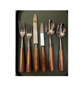 Ensemble de couverts de décoration de table design antique ensemble de couverts en bois de haute qualité pour la vaisselle ensemble de couverts de fournisseurs en gros - Product Image 3