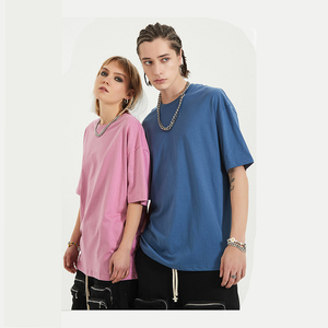 2025 nuevo estilo ropa de moda de gran tamaño personalizado su propio logotipo serigrafiado Casual cómodo 100 Camiseta de algodón para hombres - Product Image 3