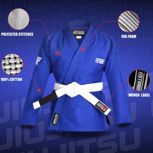Jiu Jitsu brésilien Gi personnalisé BJJ Kimono léger uniforme d'entraînement OEM broderie doux coton Arts martiaux porter Pakistan - Product Image 4