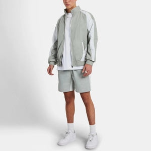 Wholesale Prices Unisex OEM Nylon 2 piece Windbreaker Jacket and <b>Shorts</b> Set Jackets Customized Sweat Suits Set's for <b>Men</b> - Product Image 6