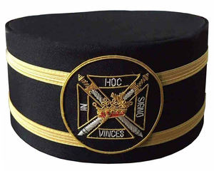 Wholesale High Quality Latest Embroidery Design Masonic <b>Hat</b> <b>White</b> Masonic Regalia Embroidered Custom Design <b>Hat</b> Best Supplier - Product Image 6