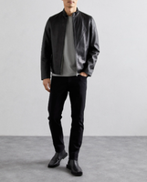 Veste en cuir de mouton pour hommes à la mode/vestes en cuir pour hommes/vestes en cuir du Pakistan pour hommes