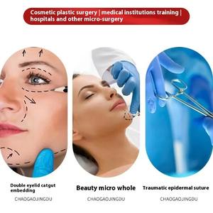 Microinstrumentos Quirúrgicos Médicos AIQUE, Tijeras para Córnea, Tijeras para Remover Suturas, Juego de Instrumentos de Acero Inoxidable, Oftalmología, CE - Product Image 5