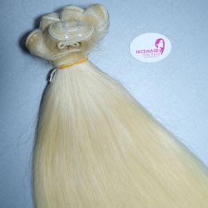 Producto Destacado: Extensiones de Cabello Remy Vietnamita Virgen de Doble Trama, 100 Gramos/Paquete, Sin Enredos, Cutícula Alineada, para Cabello Rubio - Product Image 1