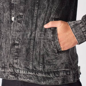 แจ็คเก็ตยีนส์ทรงคลาสสิก สวมใส่สบาย เป็นมิตรกับสิ่งแวดล้อม ระบายอากาศได้ดี น้ำหนักเบา ผ้าแคนวาส โลโก้ด้านหน้า สำหรับฤดูหนาว งานพรีเมียม ใส่ซ้อนชั้นง่าย - Product Image 5