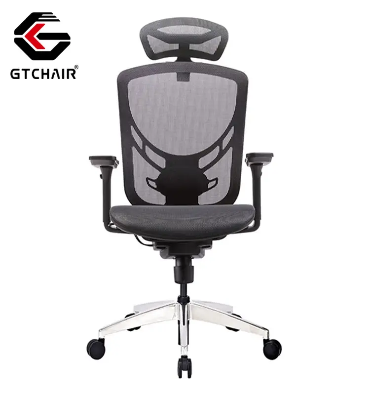 Cadeira ergonômica gtchair, cadeira ergonômica com assento ajustável, I-VINO m de profundidade, com descanso para cabeça