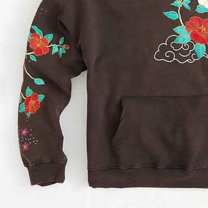 Derniers modèles de sweats à capuche brodés pour hommes, 100% coton, hiver, haute qualité, respirant, confortable, manches longues, pull-over, vente chaude - Product Image 6