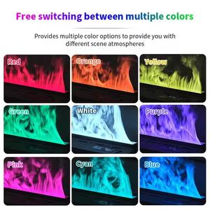 Style américain Villa d'intérieur moderne Cheminée électrique à LED Source de lumière à vapeur d'eau Insert Multi-Color Living Room Furniture - Product Image 5