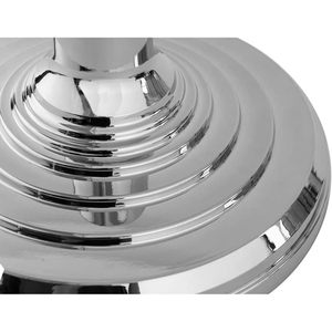 USA TOP FLAGSINC Silver Interior <b>Flag</b> Holder Stand <b>for</b> Indoor Use 1.3 Inch Diameter <b>Pole</b> Base 1.1-0.9 Inch Display Accessories - Product Image 1