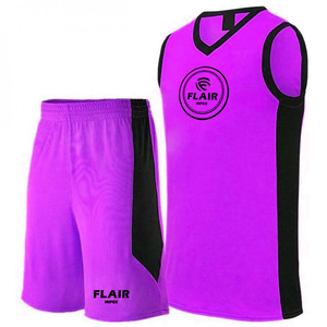 Ensemble de maillots de basket-ball 100% polyester de haute qualité pour hommes impression numérique personnalisable chemise de sport respirante hauts shorts Plus - Product Image 6