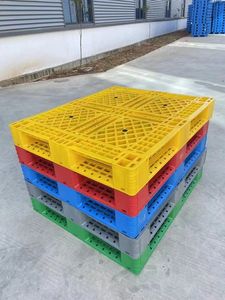 Paleta de Plástico Industrial de 3 Niveles, Alta Capacidad de Carga (3.0T Carga Dinámica), Entrada de 4 Vías, Paleta para Almacenamiento y Estanterías - Product Image 3