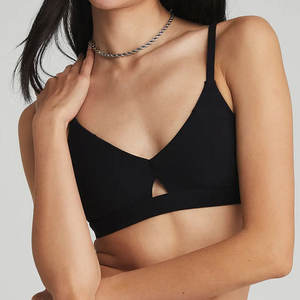 Gran oferta 2025 Sujetador deportivo personalizado para mujer, fábrica al por mayor, moda para mujer, suave, Fitness, gimnasio, soporte medio, Sujetador deportivo sin costuras - Product Image 1