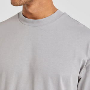 Camiseta de peso pesado de alta calidad personalizada, camisetas en blanco de gran tamaño, Camiseta de algodón gráfica serigrafiada personalizada para hombre - Product Image 6