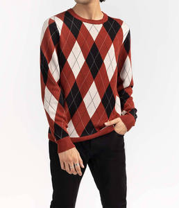 Pulls en tricot pour hommes, tendance automne-hiver, patchwork, col rond, style coréen, streetwear, pull décontracté pour hommes - Product Image 5