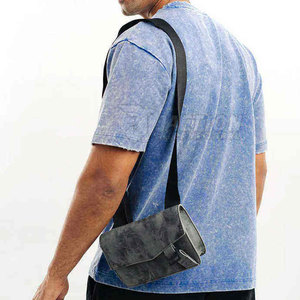 Venta caliente Precio barato 100% Camiseta de algodón para hombres Venta al por mayor Logotipo personalizado Impreso Loose Fit Acid Wash Camiseta para venta en línea - Product Image 4