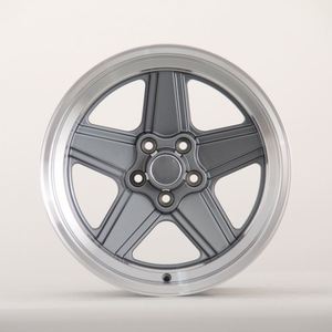Cerchi in Lega 5X112 16 17 Pollici Argento/Nero con Finitura Diamantata per Auto Passeggeri <span class=keywords><strong>Mercedes</strong></span> <span class=keywords><strong>W126</strong></span> C126 W123 W124 - Product Image 1
