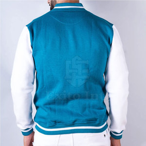 Nouvelle arrivée : Blouson universitaire décontracté pour homme en 100 % coton, personnalisable, col montant, logo frontal, haute qualité, respirant, hiver - Product Image 3