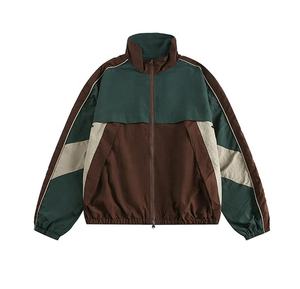 Breathable Summer Windbreaker <b>Jacket</b> Custom <b>Patchwork</b> Color Plus Size Men's Windbreaker Clothing Casual Fashion Windproof <b>Jacket</b> - Product Image 1