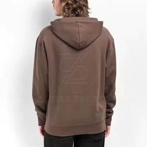 เสื้อฮู้ดแขนยาวสำหรับผู้ชายผ้าคอตตอนมีฮู้ดพลอยเทียม - Product Image 2