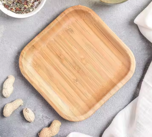 Bamboo Plate - Natural, Sustainable & Eco-Friendly Dining <b>Solution</b> from VIET FARGIMEX - Product Image 4