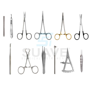 ชุดเครื่องมือผ่าตัดเสริมจมูก12ชิ้นเครื่องมือผ่าตัดพลาสติก - Product Image 1