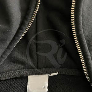 Zip Up Puff impresión sudaderas con capucha Manufacture100 % algodón de alta calidad logotipo personalizado Casual Zip Up Puff impresión sudaderas con capucha - Product Image 5