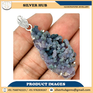 Colgante de ágata de uva de Plata de Ley 925, hecho a mano, al mejor precio - Product Image 6